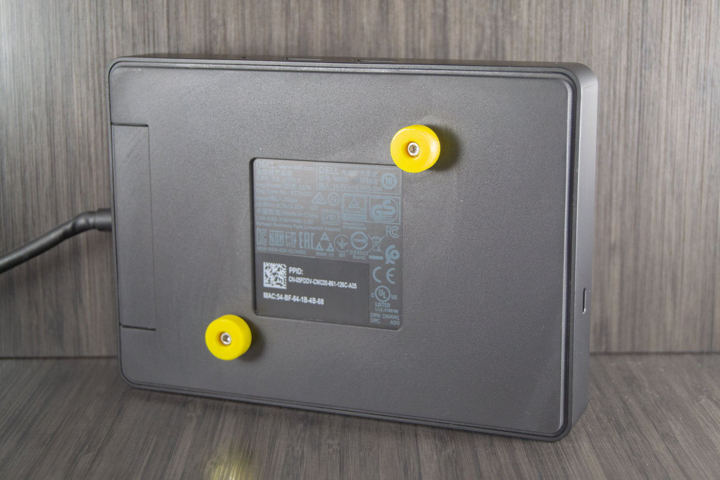 Mount for Dell WD15 / K17 Dock