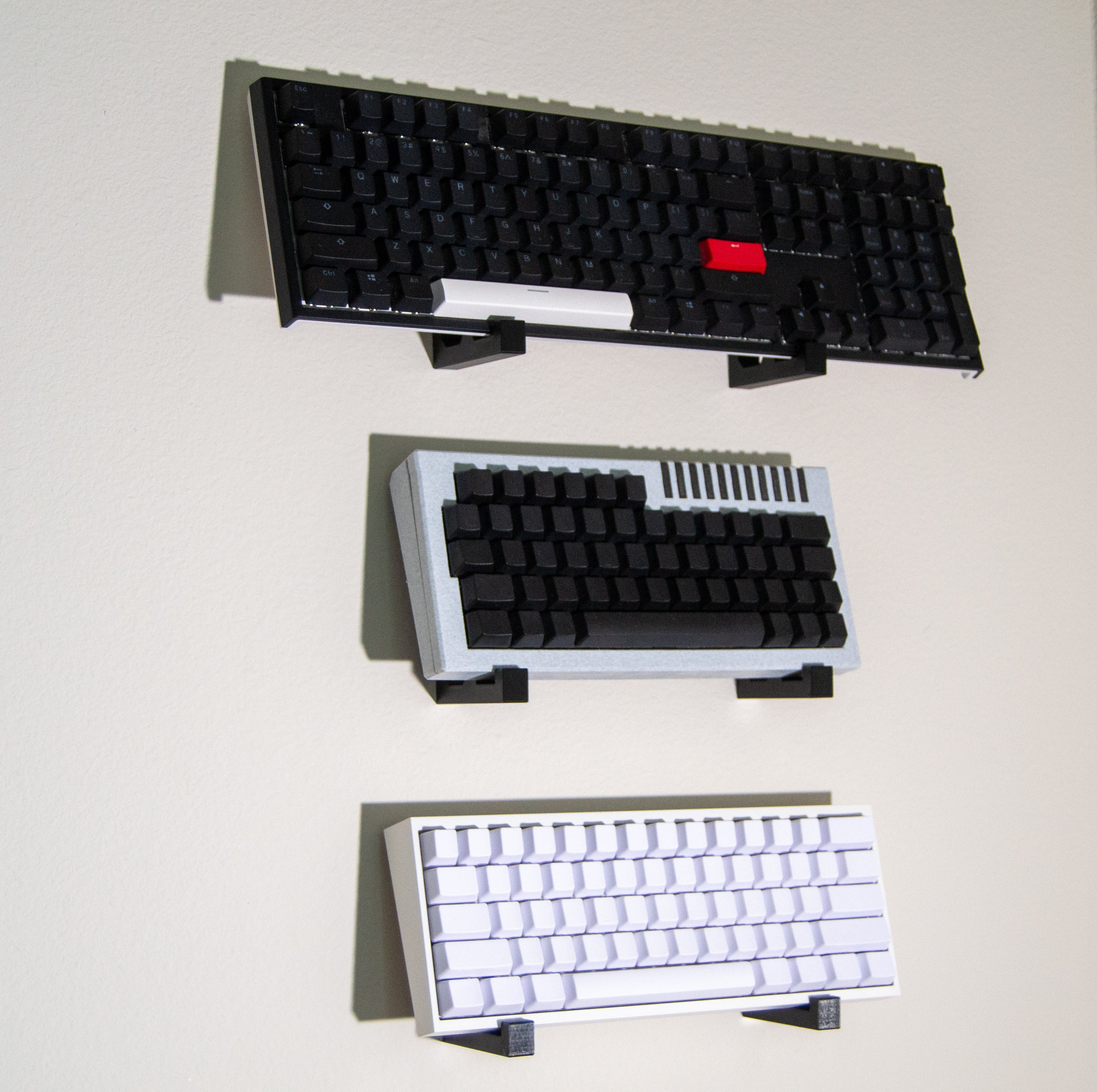 Wall Mounted Mechanical Keyboard Display Stand – Section117Design