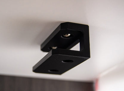 Under Desk Single Deck Laptop Holder Mount | Fits One Laptop
