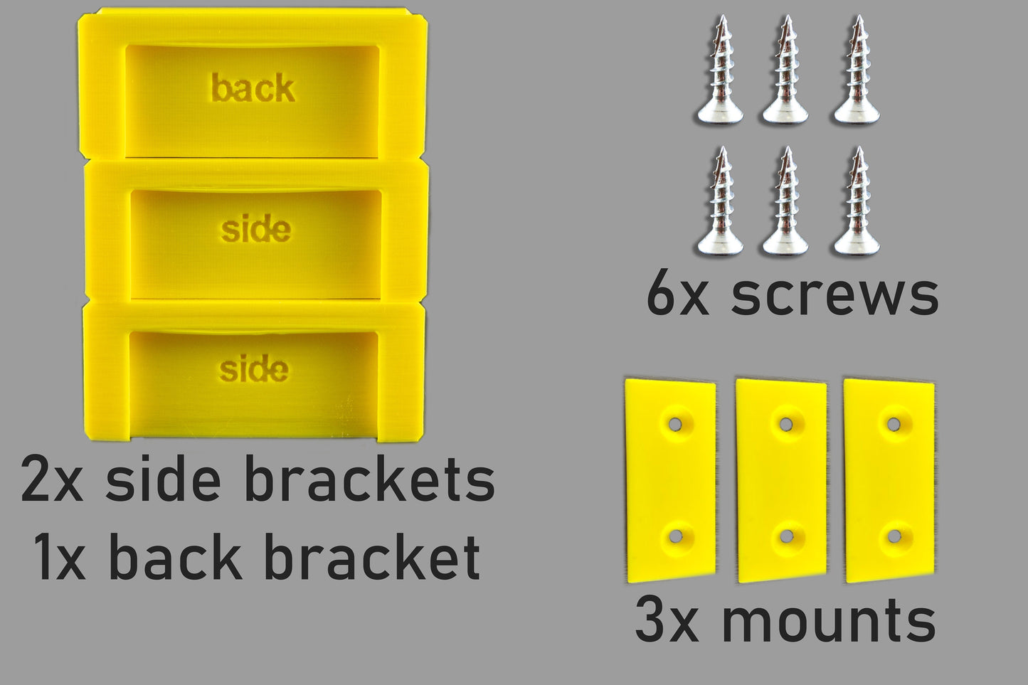 Laptop Under Desk Mount - Hidden Screws with Foam Protection