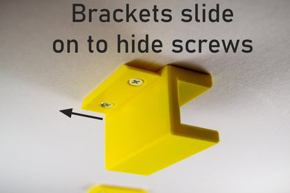 Laptop Under Desk Mount - Hidden Screws with Foam Protection